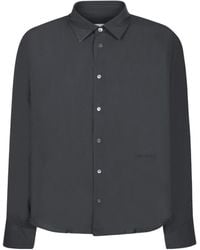 Ami Paris - Embroidered-Logo Shirt - Lyst