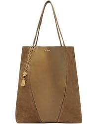 Chloé - Chloé Large Spin Tote Bag - Lyst