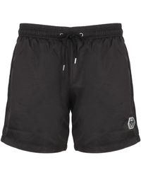 Philipp Plein - Hexagon Logo-Patch Swim Shorts - Lyst