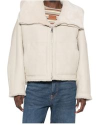 Blancha - Hooded Shearling Jacket - Lyst