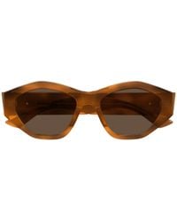 Bottega Veneta - Eyewear Geometric Frame Sunglasses - Lyst