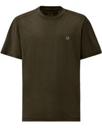 C.P. Company - C.P.カンパニーロゴプリントクルーネックTシャツ - Lyst
