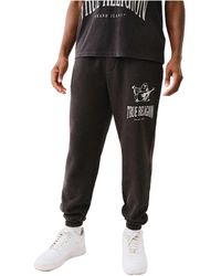 True Religion - Vintage Buddha Logo Jogger - Lyst