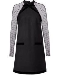Nina Ricci - Virgin Wool Gabardine Minidress - Lyst