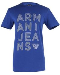 Armani Jeans - Logo T-Shirt - Lyst