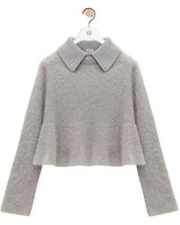 Loewe - Long-Sleeved Polo Jumper - Lyst