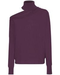 FEDERICA TOSI - Cut-Out Turtleneck Sweater - Lyst