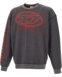 DIESEL - Boxt-T1 Logo-Print Sweatshirt - Lyst