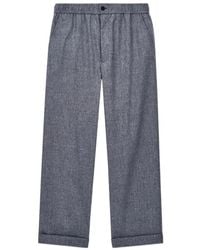 Giorgio Armani - Pleated Wide-Leg Pants - Lyst