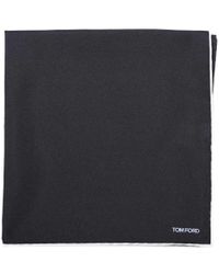 Tom Ford - Logo Trim Square Scarf - Lyst