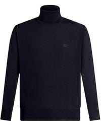 Etro - Pegaso Embroidered Turtleneck Jumper - Lyst
