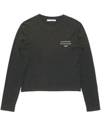 Acne Studios - Distressed Logo T-Shirt - Lyst
