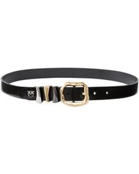 Pinko - Love Bird Buckle Belt - Lyst