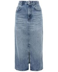 Isabel Marant - Stonewashed Tilauria Skirt - Lyst