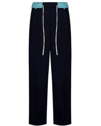 Palm Angels - Track Belt Straight-Leg Trousers - Lyst