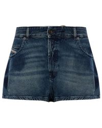 DIESEL - De Khelz Denim Shorts - Lyst