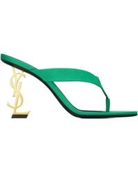 Saint Laurent - Opyum Toe-Ring High-Heeled Sandals - Lyst