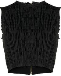 Patou - Textured Cropped Top - Lyst