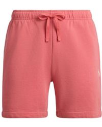 Ralph Lauren - Polo Drawstring Fleece Shorts - Lyst