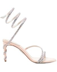 Rene Caovilla - René Caovilla Margot Embellished Sandals - Lyst