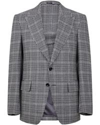Tom Ford - Houndstooth Blazer With Notch Lapels - Lyst