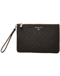 Michael Kors - Monogram-Pattern Clutch Bag - Lyst