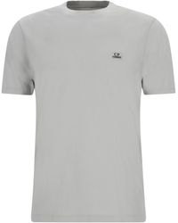 C.P. Company - Logo Patch Crewneck T-Shirt - Lyst