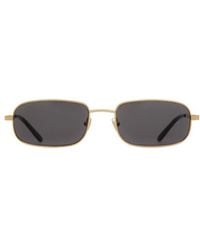 Gucci - Eyewear Rectangular Metal Sunglasses - Lyst