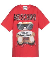 Moschino - Printed Pattern Short-Sleeved T-Shirt - Lyst