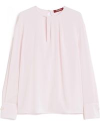 Max Mara - Crew Neck Shirt - Lyst