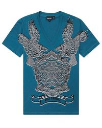 Just Cavalli - V-Collar Short-Sleeved T-Shirt - Lyst