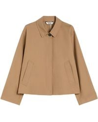 Max Mara - Buttoned Coat - Lyst
