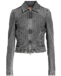 DIESEL - Long-Sleeved Denim Jacket - Lyst