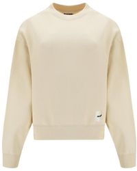 Jil Sander - Logo-Patch Straight Hem Sweatshirt - Lyst