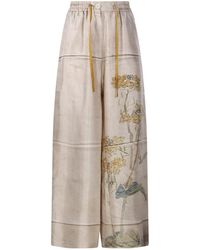 Pierre Louis Mascia - Floral-Print Drawstring Trousers - Lyst