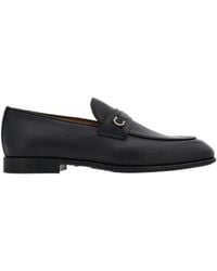 Ferragamo - Ferragamo Gancini-Buckle Slip-On Loafers - Lyst