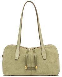 Gianni Chiarini - Aryna Suede Zip-Top Tote Bag - Lyst