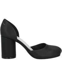 MM6 by Maison Margiela - Minimalist Leather High Heels - Lyst