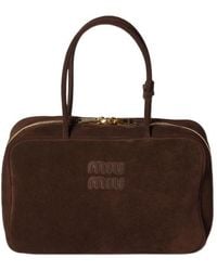 Miu Miu - Zip-Up Beau Bag - Lyst