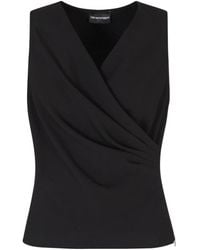 Emporio Armani - Sleeveless Top - Lyst