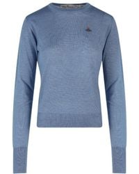 Vivienne Westwood - Orb Embroidered Knit Jumper - Lyst