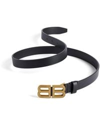Balenciaga - Hourglass Bb Logo Buckle Belt - Lyst