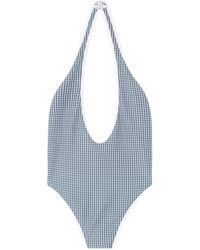 DIESEL - Allie-D-Core Houndstooth Printed Swimsuit - Lyst