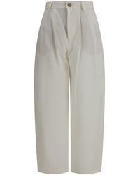 Brunello Cucinelli - Barrel-Fit Pocket Jeans - Lyst