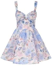Zimmermann - Rebellion Drape Mini Dress - Lyst