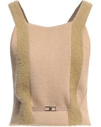 Jacquemus - Sleeveless Square-Neck Knit Top - Lyst