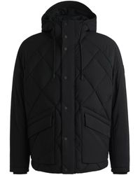 BOSS - Long-Sleeved Short Down Jacket - Lyst