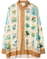Paul Smith - Floral Scarf Print Shirt - Lyst