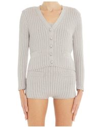 Lanvin - V-Neck Cardigan - Lyst