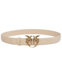 Pinko - Lovebird Metal Buckle Belt - Lyst